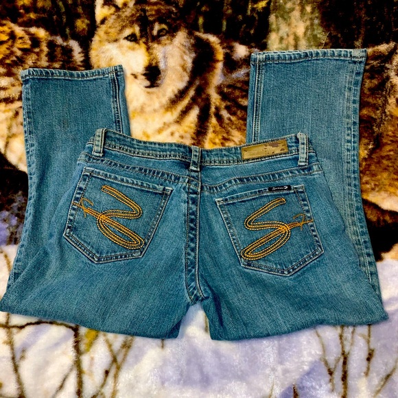 Great Condition Seven Stretch Capri Jeans Size 28 - Picture 1 of 16
